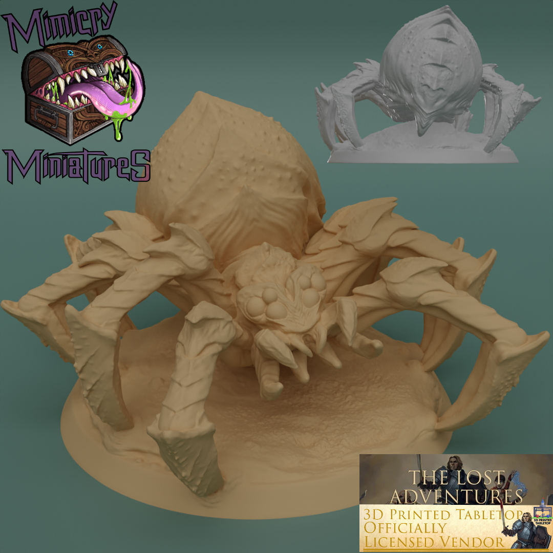 Giant Spiders - The Lost Adventures from 3D Printed Tabletop image 1